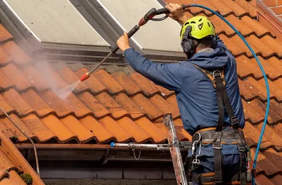 Démoussage et hydrofuge de toiture à Channay